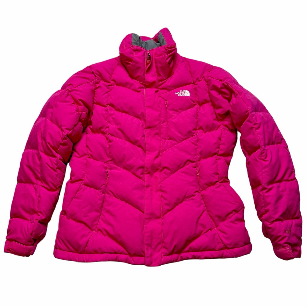 The North Face Hooded Down Jacket Pink Korea Edition Large